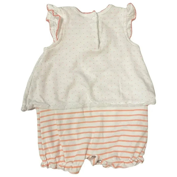 Laura Ashley Baby 3-6 Months Bodysuit Outfit, Stripes, Polka Dots - Picture 2 of 5